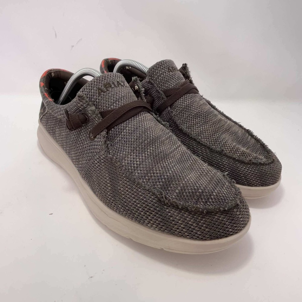 Ariat Hilo Mens Brown Knit Tribal Print Slip On Loafers 10042507 Size 11 D Walk